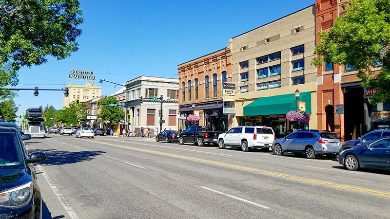 Street Views Of Downtown Bozeman Montana